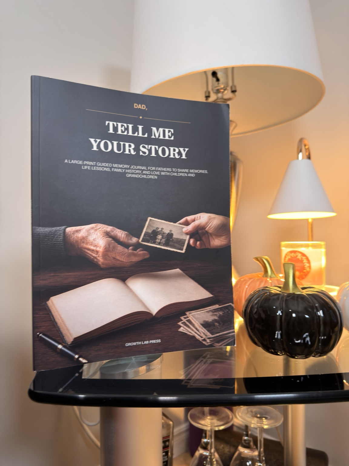 Dad, Tell Me Your Story, photographed front cover